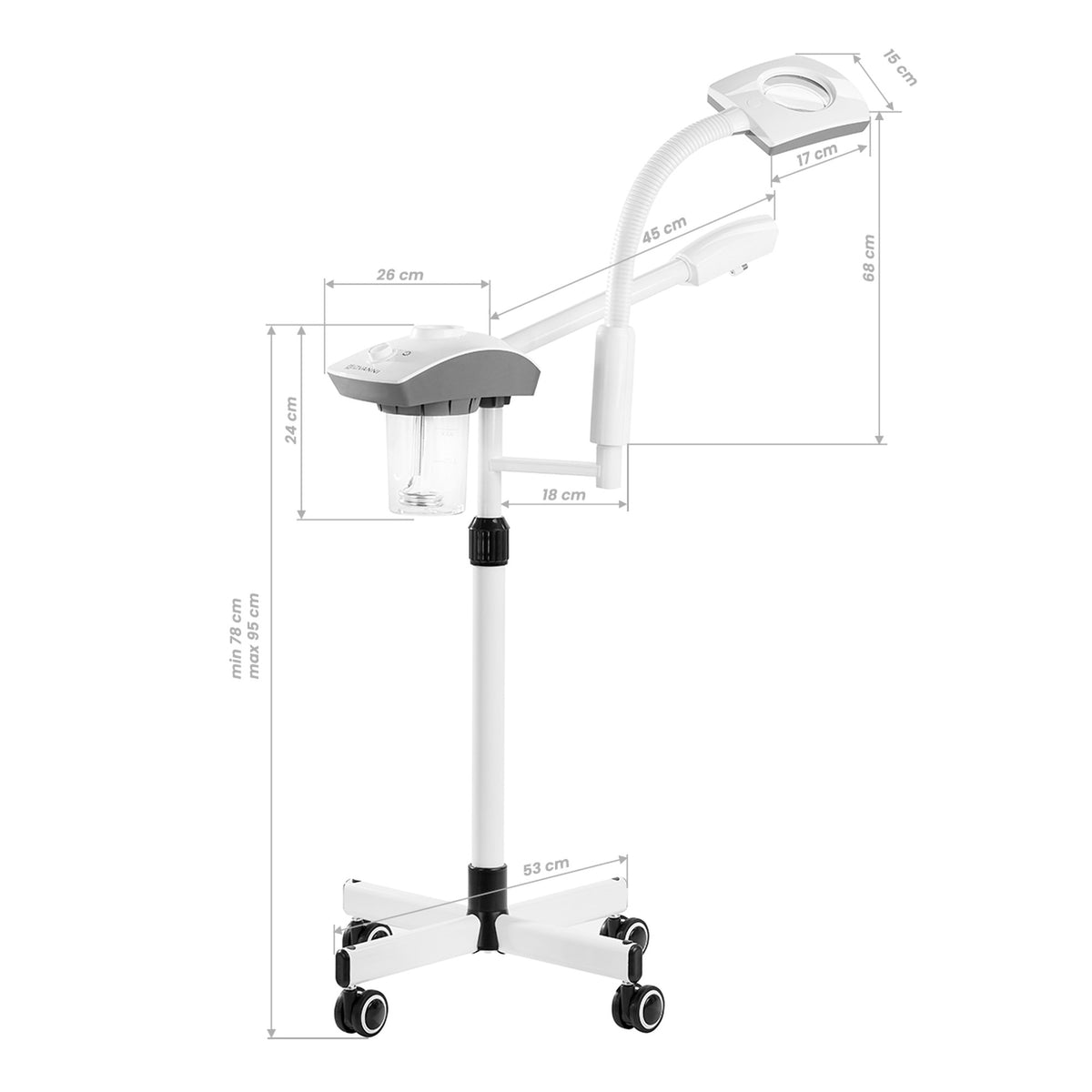 Giovanni Vaporizzatore Vapozone con Lampada D-21 - Bianco