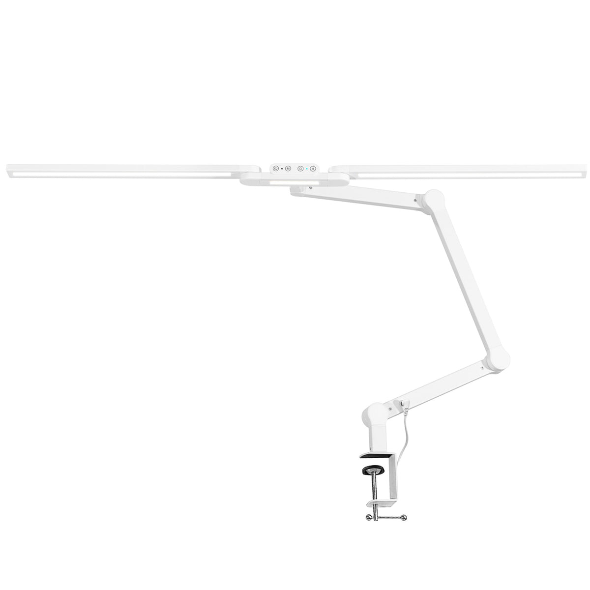 Glow Lampada LED L04 Morsetto da Tavolo - Bianco