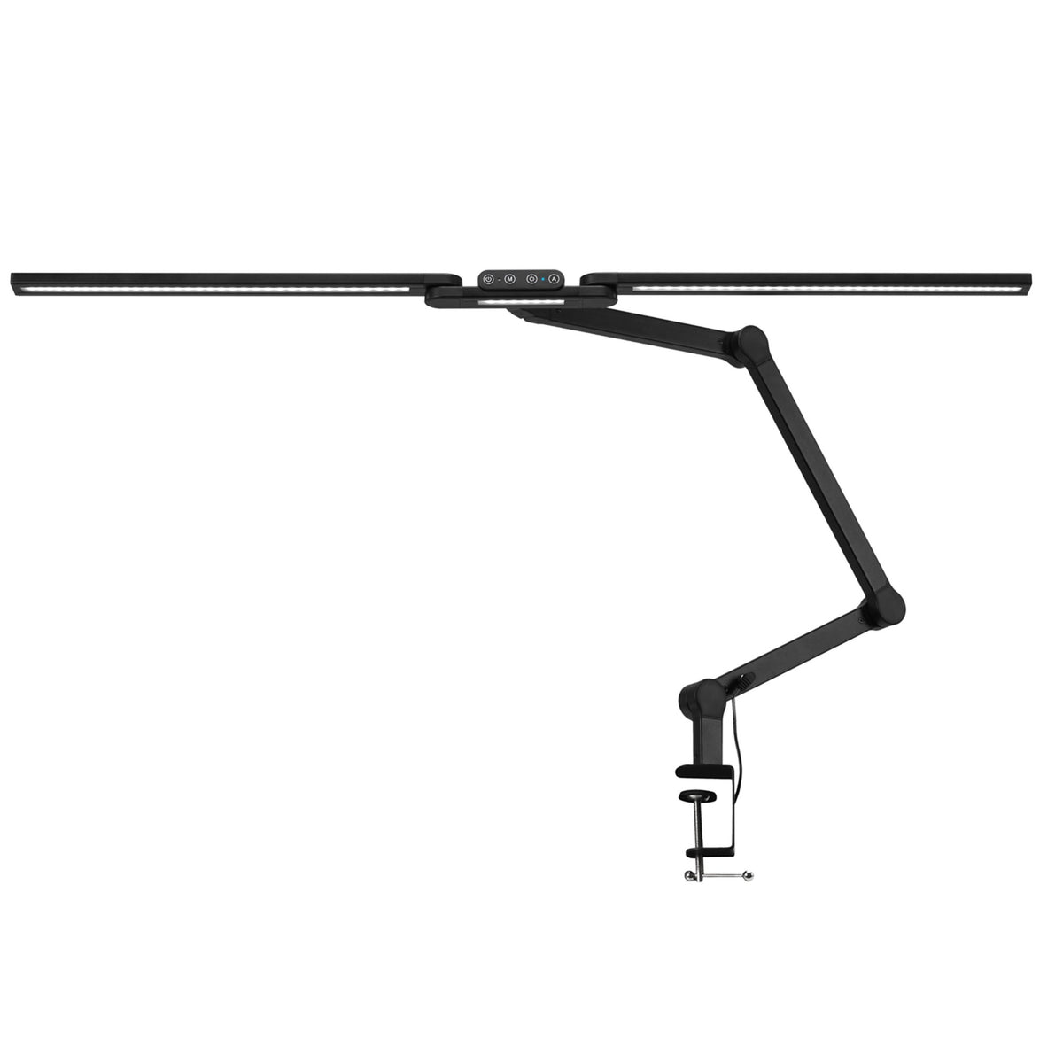 Glow Lampada LED L04 Morsetto da Tavolo - Nero