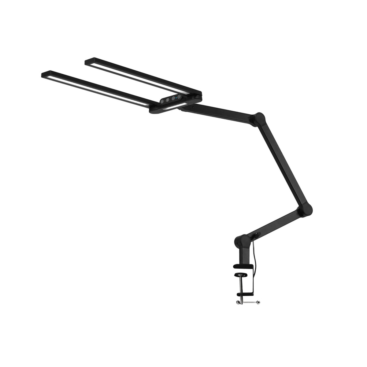 Glow Lampada LED L04 Morsetto da Tavolo - Nero