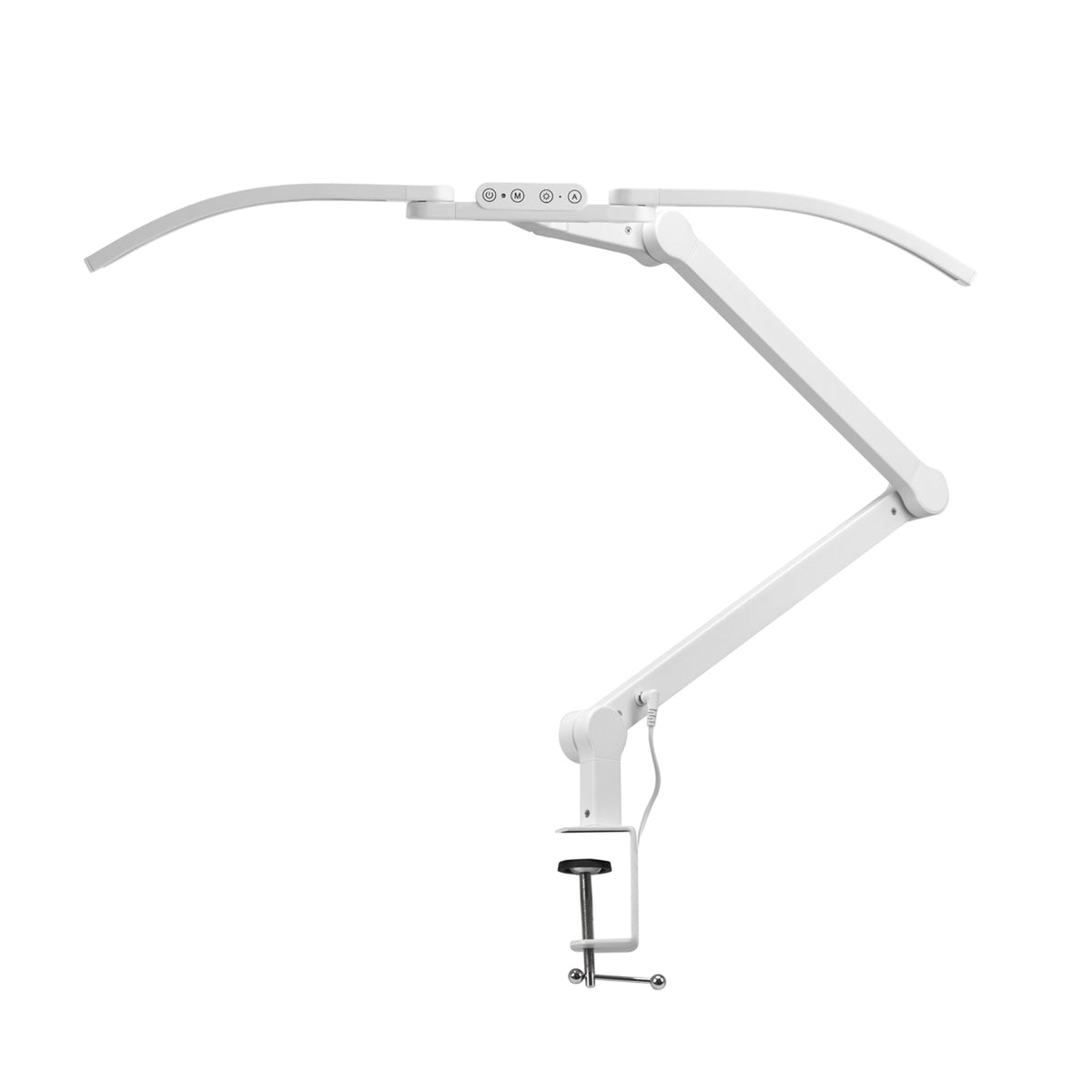 Glow Lampada LED L05 Morsetto da Tavolo - Bianco