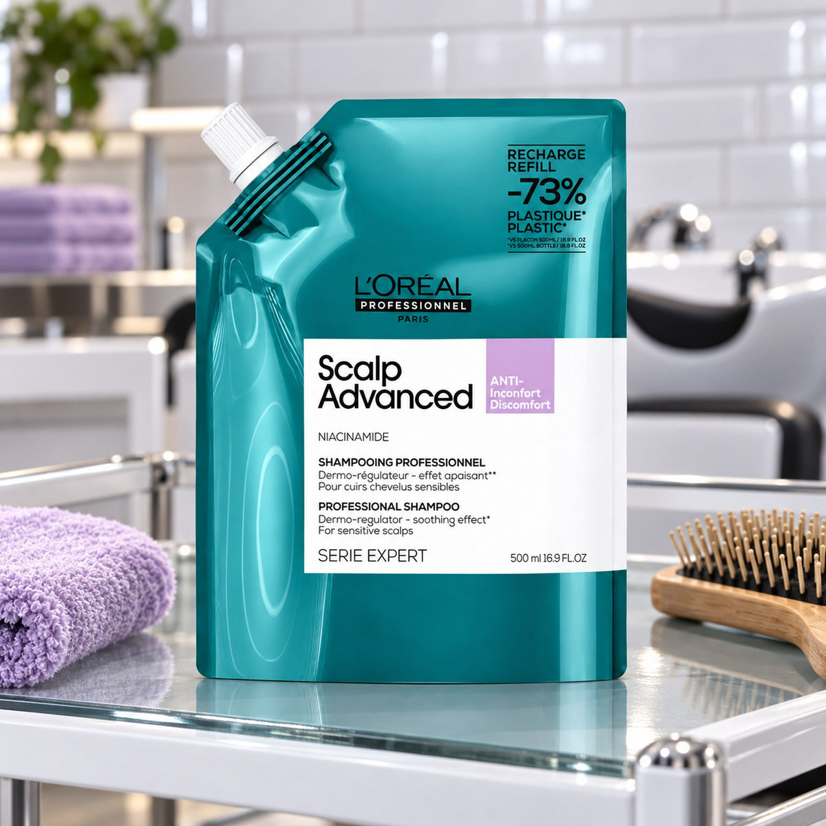 Loreal Expert Scalp Advanced Anti Discomfort Shampoo - Ricarica 500ml