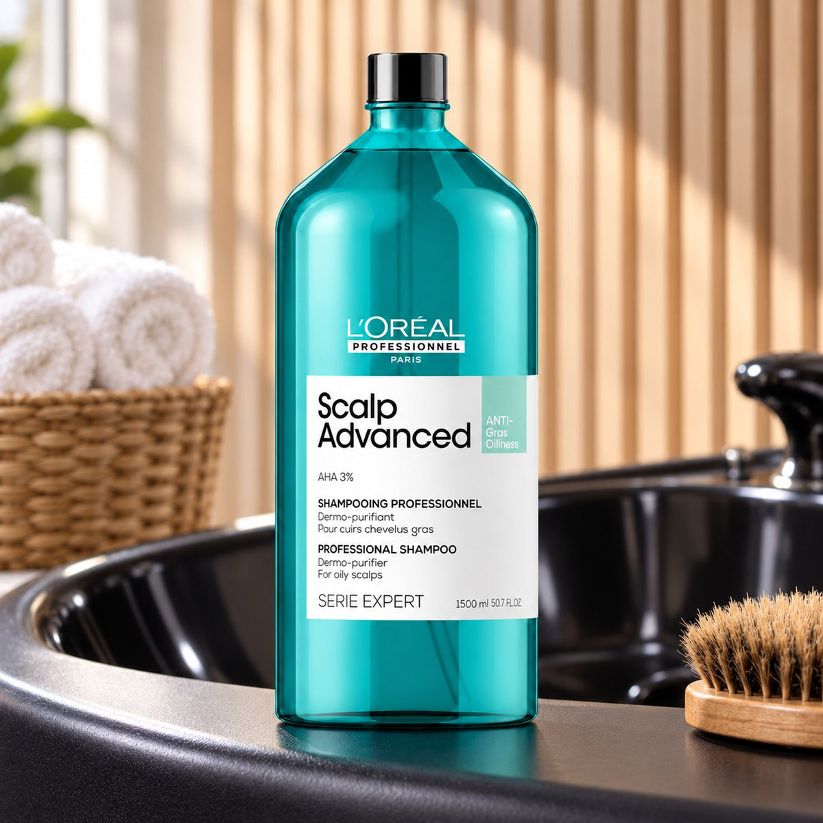 Loreal Expert Scalp Advanced Anti-Oiliness Shampoo Cute Grassa - 1500ml