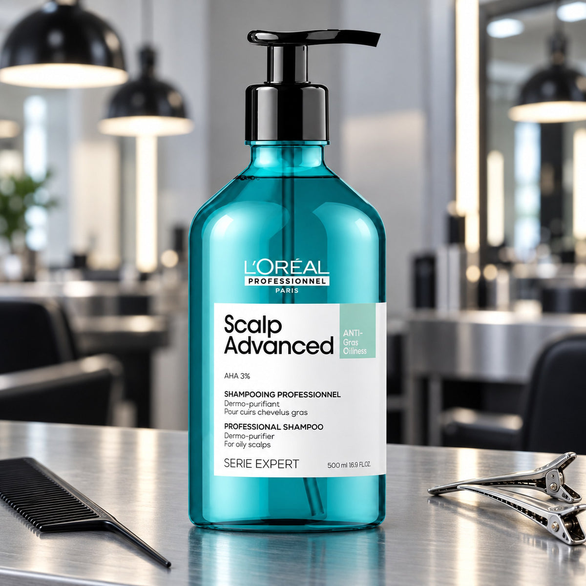 Loreal Expert Scalp Advanced Anti-Oiliness Shampoo Cute Grassa - 500ml