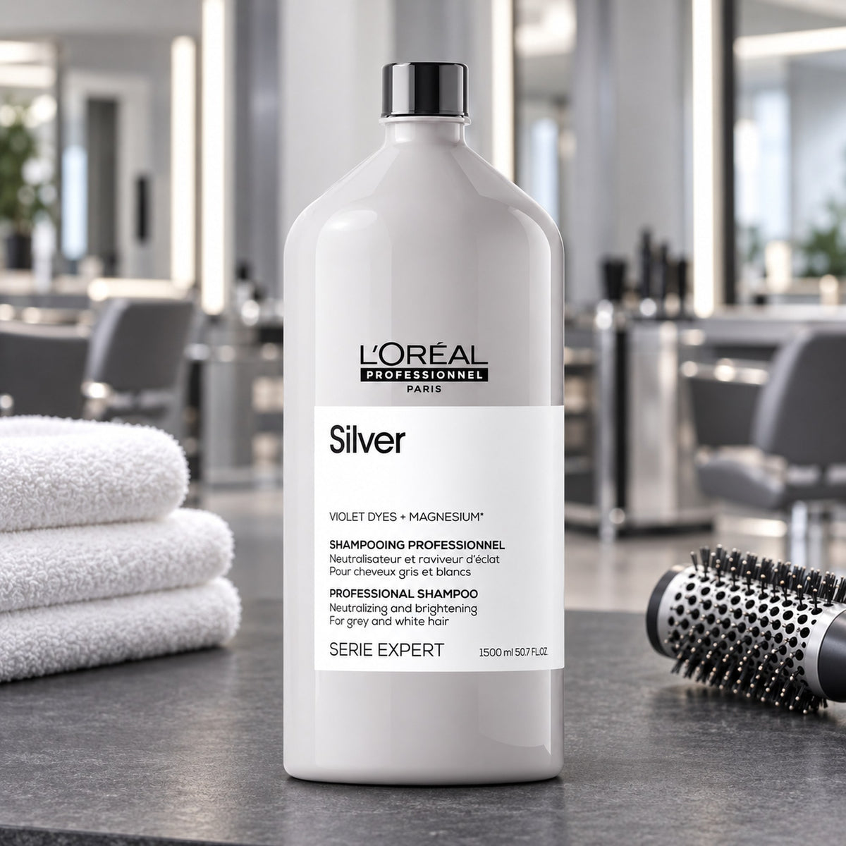 Loreal Expert Silver Shampoo Capelli Grigi e Bianchi - 1500ml