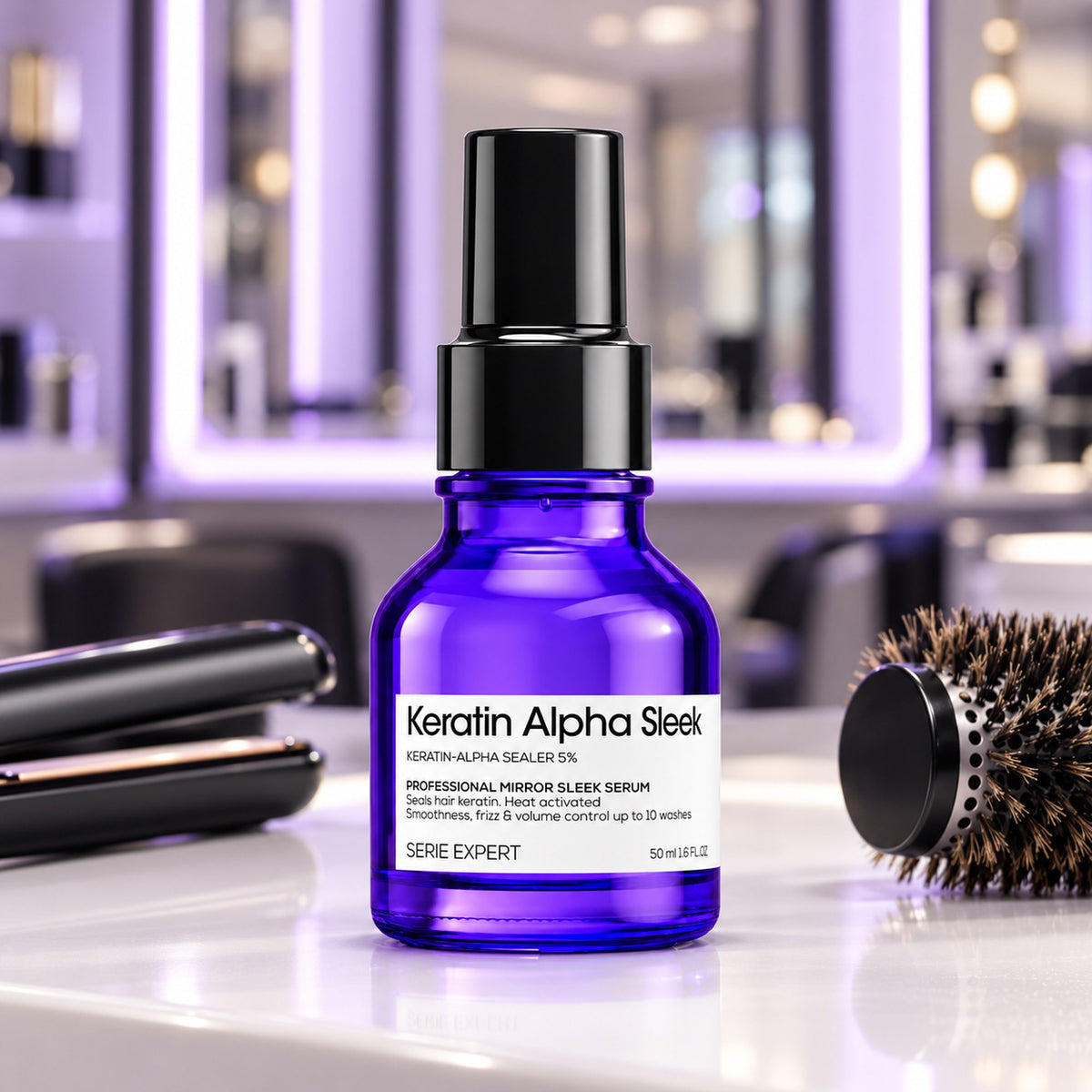 Loreal Keratin Alpha Sleek Siero Lisciante - 50ml