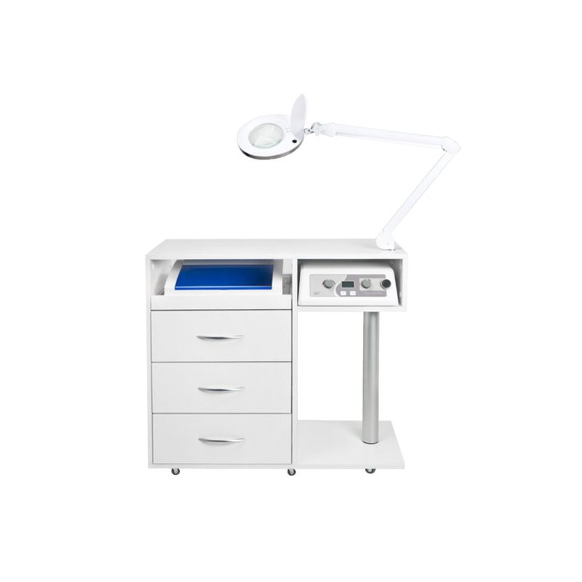 Mobiletto con Cassettiera Y-300 - Bianco