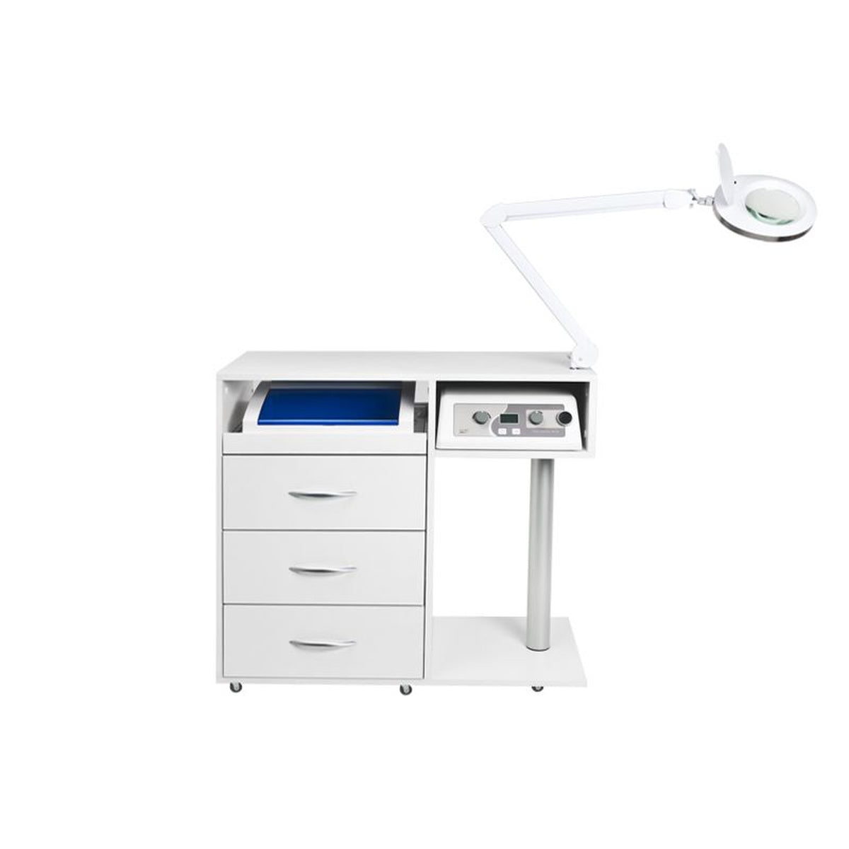 Mobiletto con Cassettiera Y-300 - Bianco