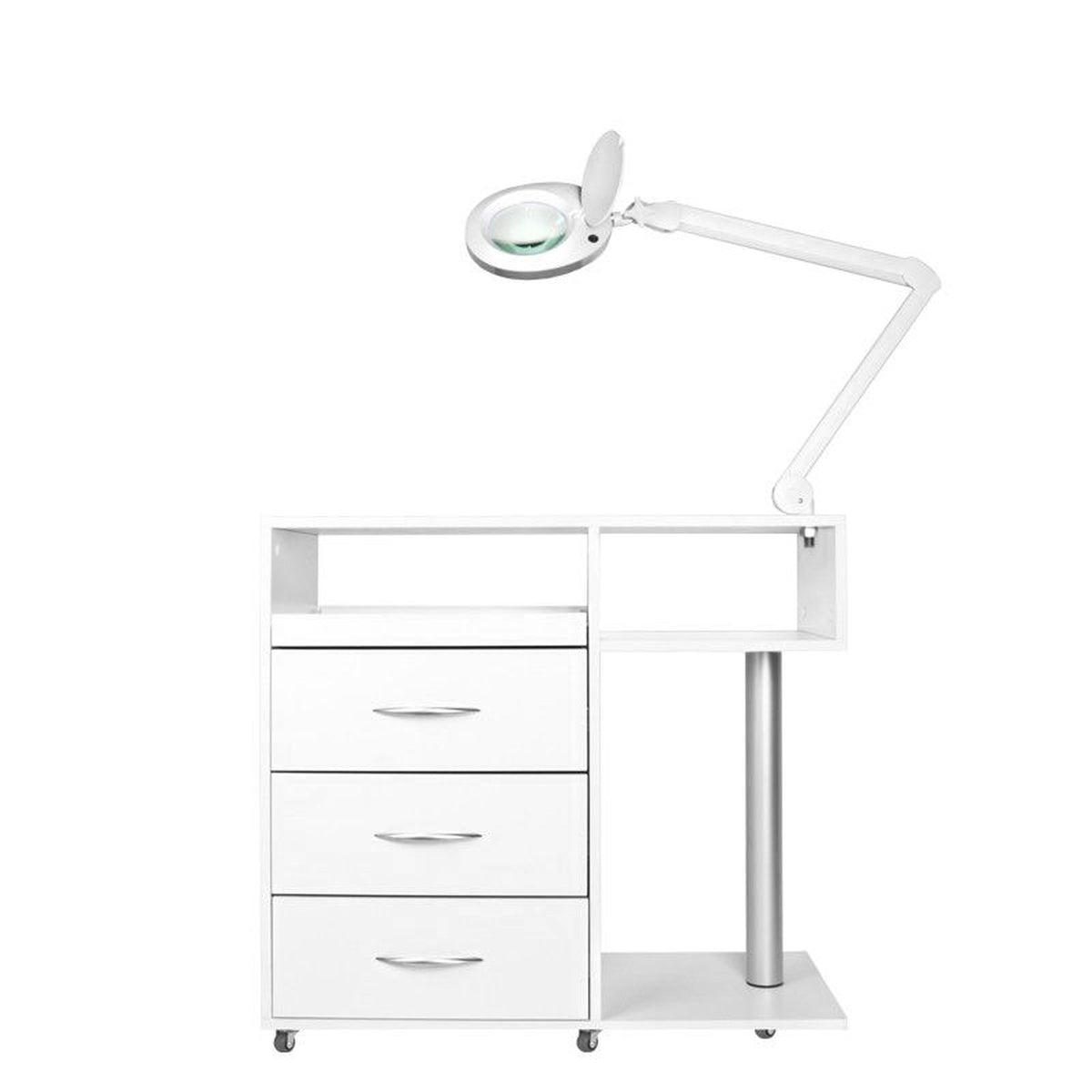 Mobiletto con Cassettiera Y-300 - Bianco