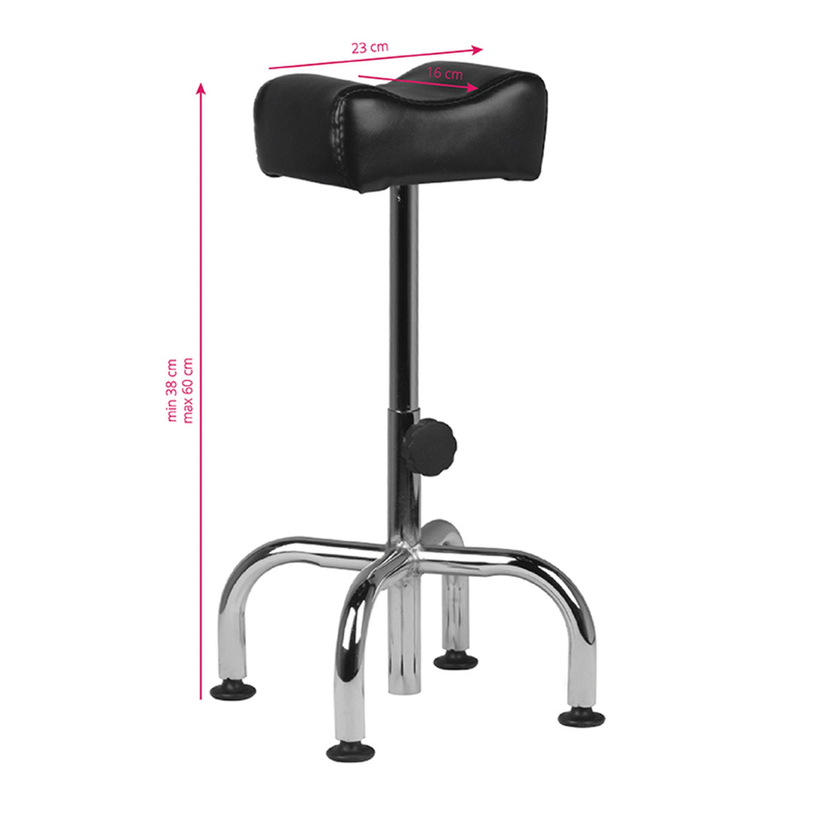 Poggiapiedi AM-5012C per Pedicure - Nero