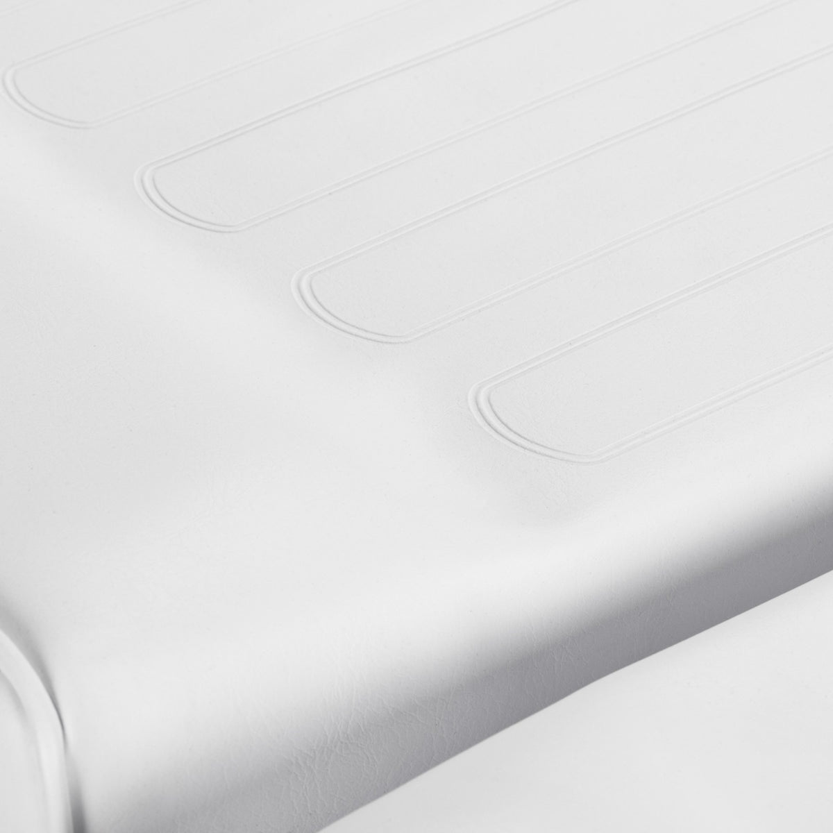 Poltrona Lettino 557G con Vassoi - Bianco Oro