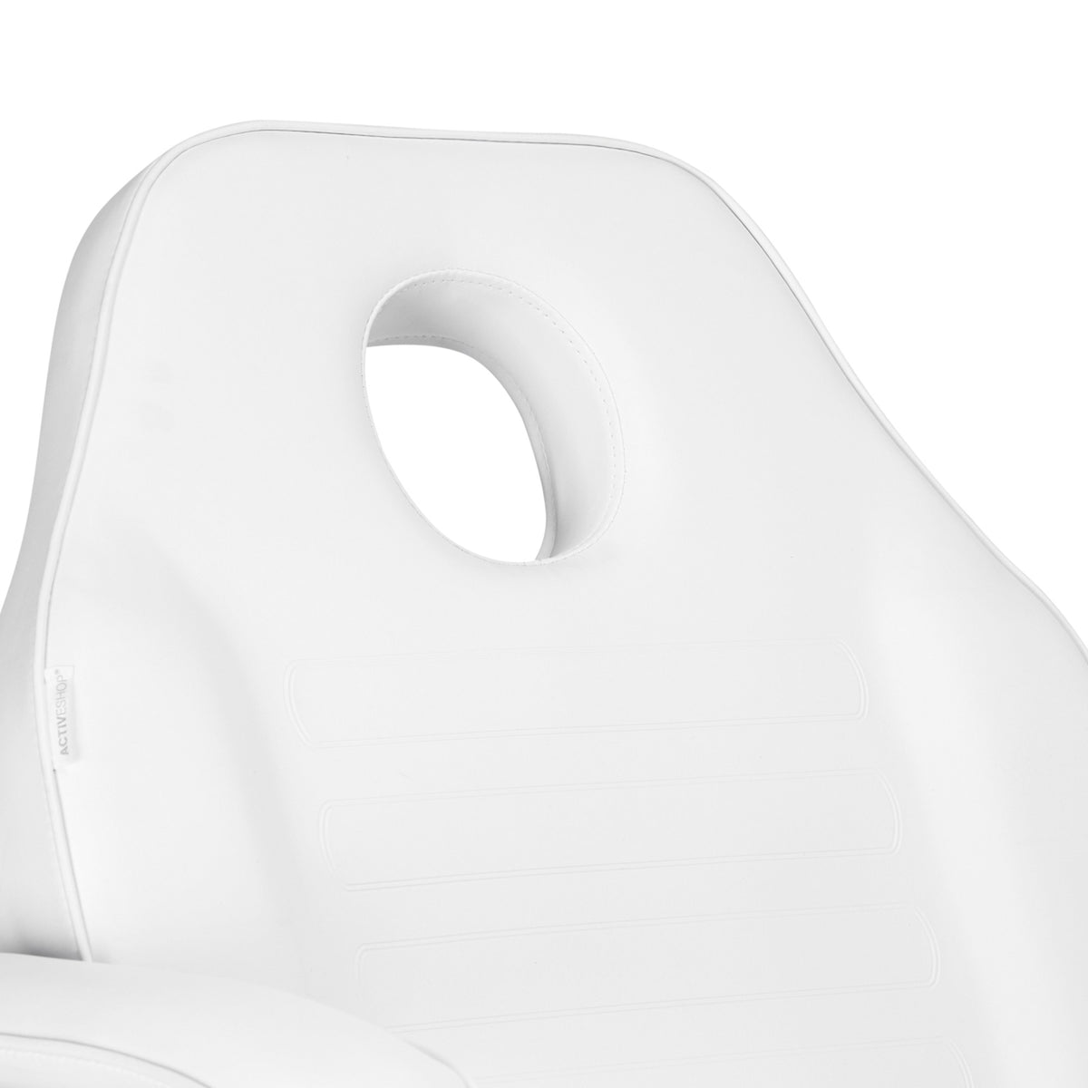 Poltrona Lettino 557G con Vassoi - Bianco Oro