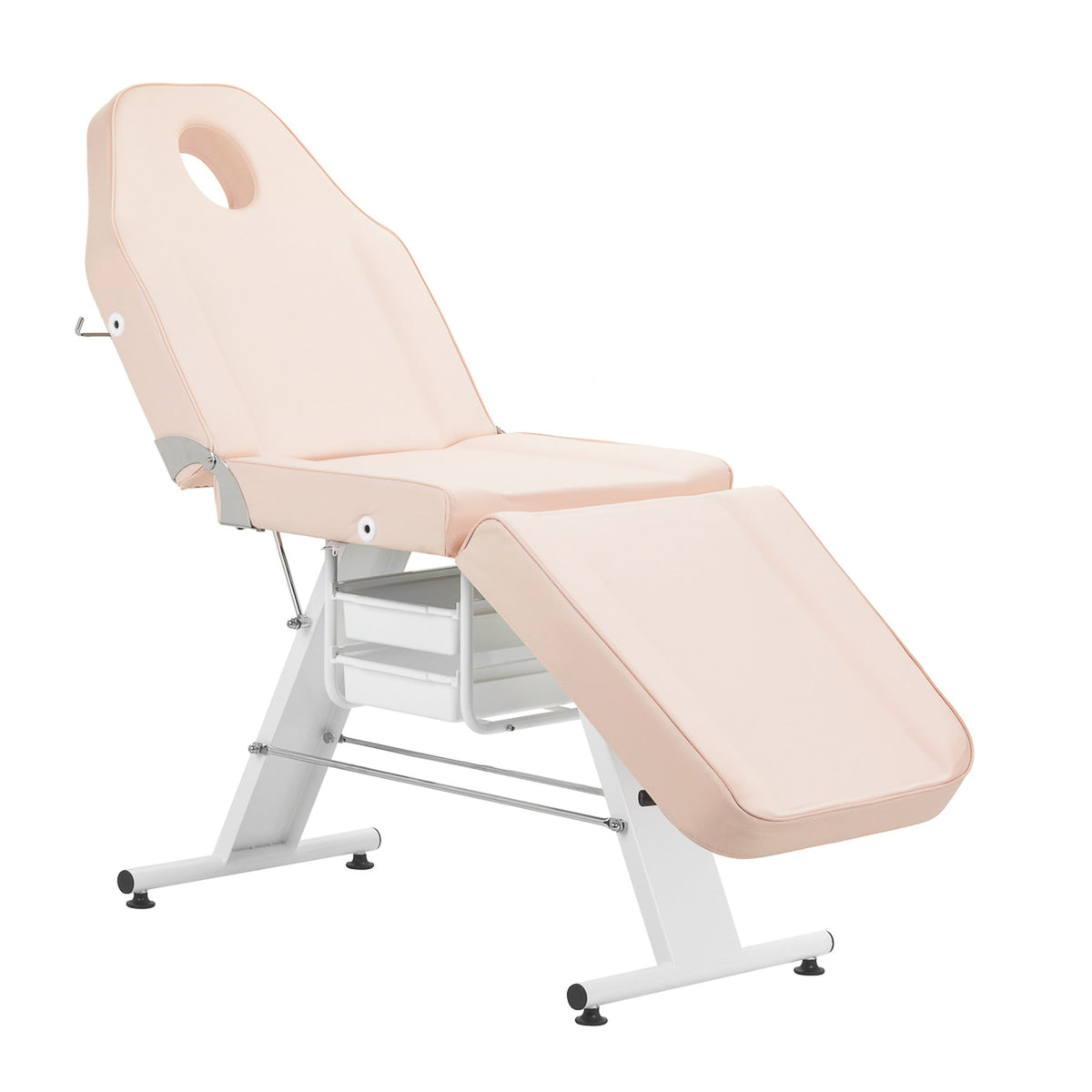 Poltrona Lettino Basic 202 con Vassoi - Rosa