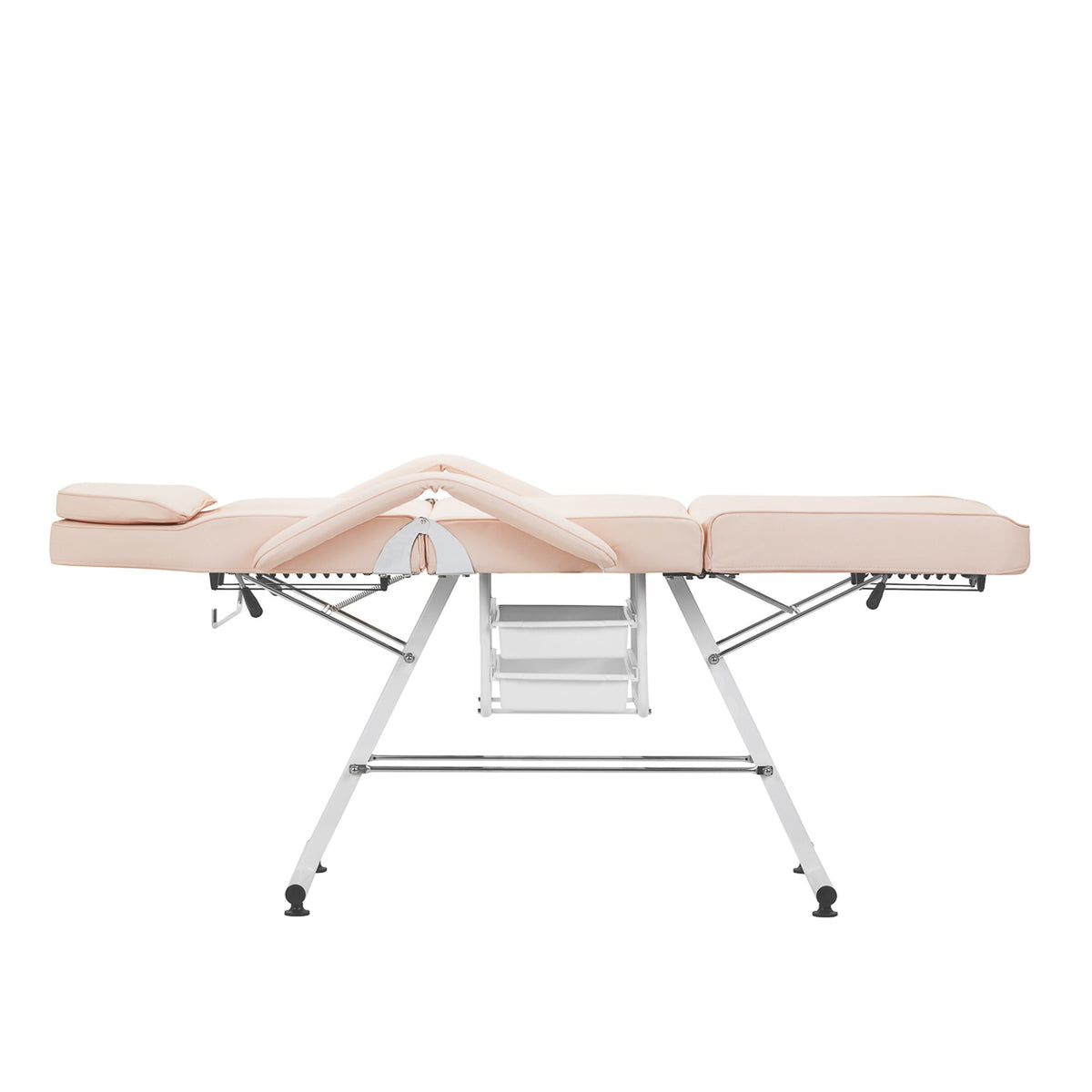 Poltrona Lettino Basic 202 con Vassoi - Rosa