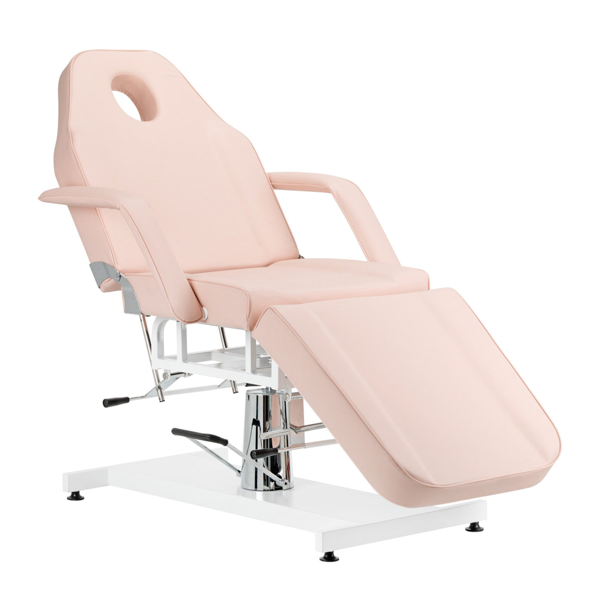 Poltrona Lettino Basic 210 con Pompa Idraulica - Rosa