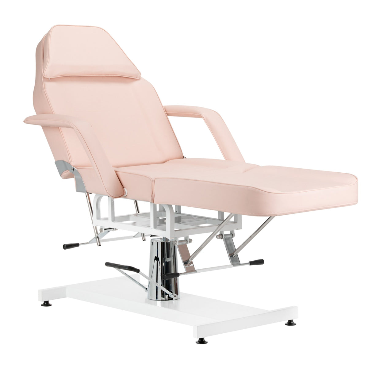 Poltrona Lettino Basic 210 con Pompa Idraulica - Rosa