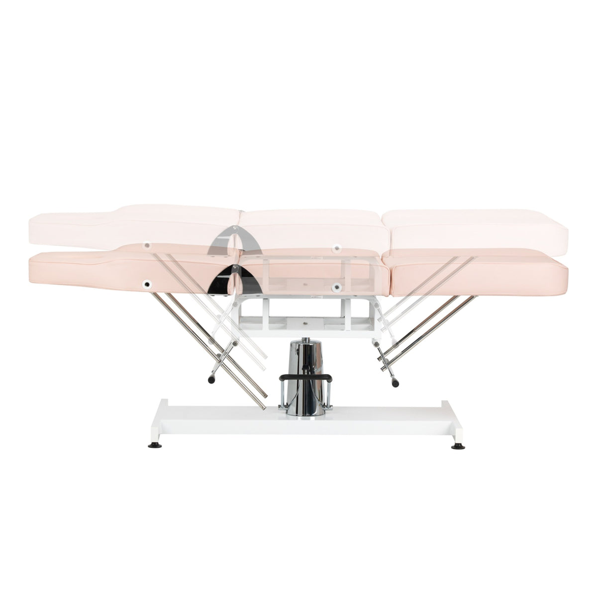 Poltrona Lettino Basic 210 con Pompa Idraulica - Rosa