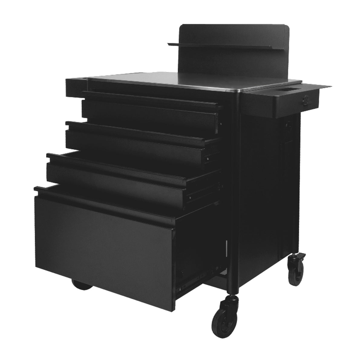Pro Ink Carrello Porta Attrezzi per Tatuatore 701 - Nero