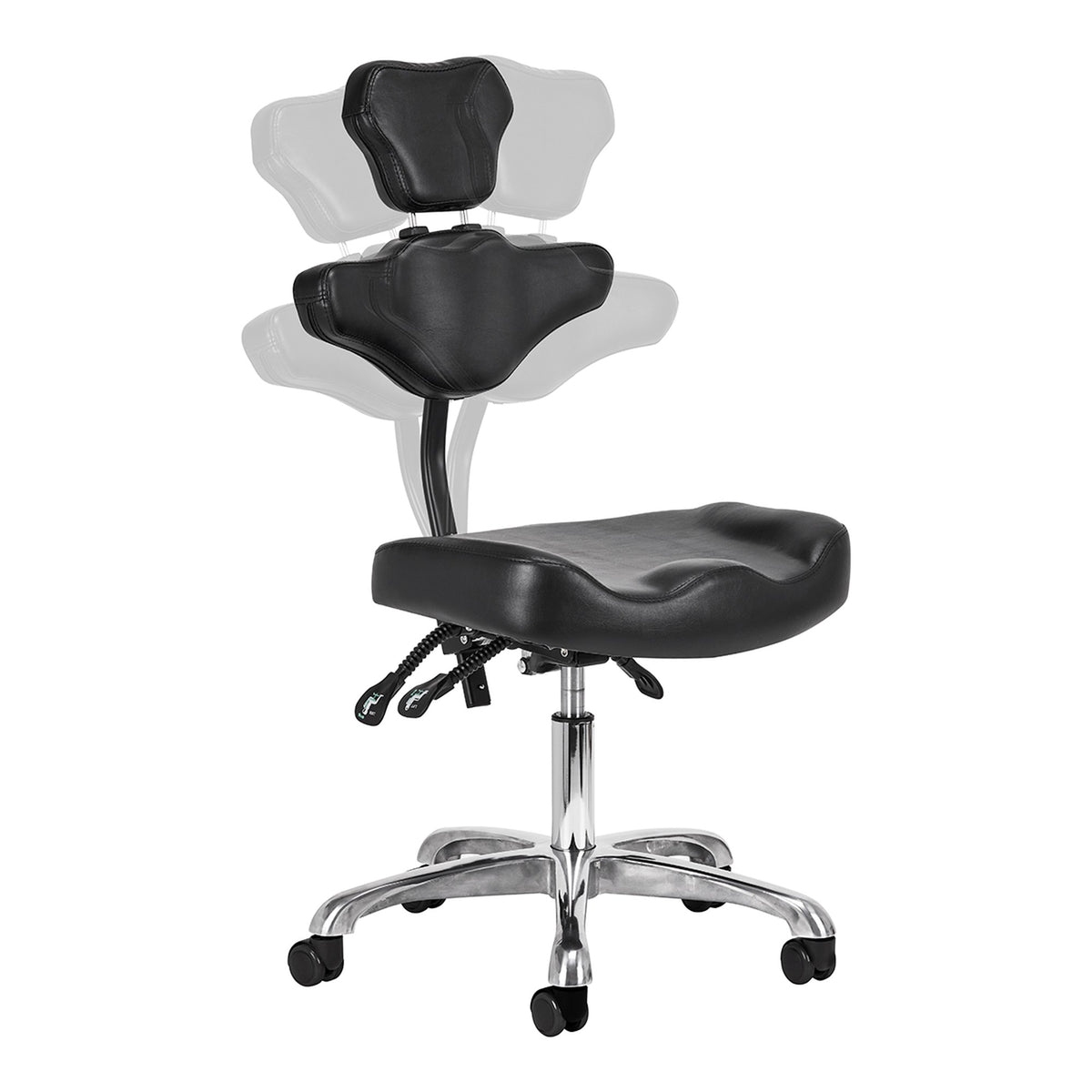 Pro Ink Sgabello per Tatuatore 973 - Nero