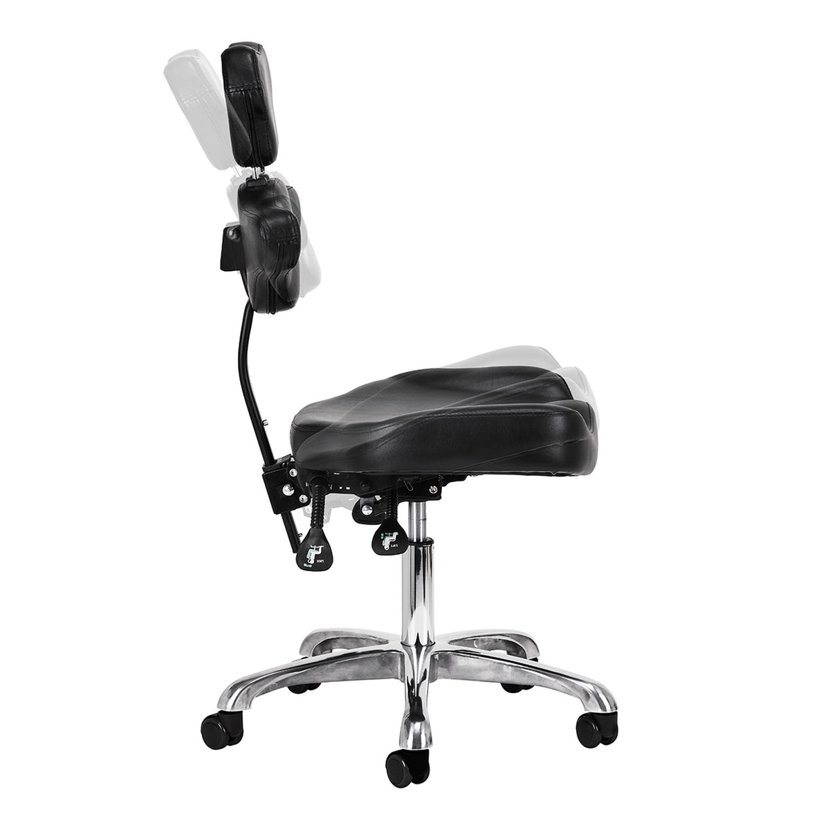 Pro Ink Sgabello per Tatuatore 973 - Nero