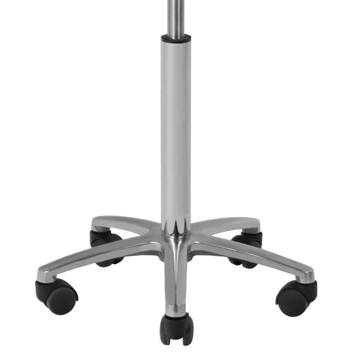 Sgabello 001B con Rotelle - Nero