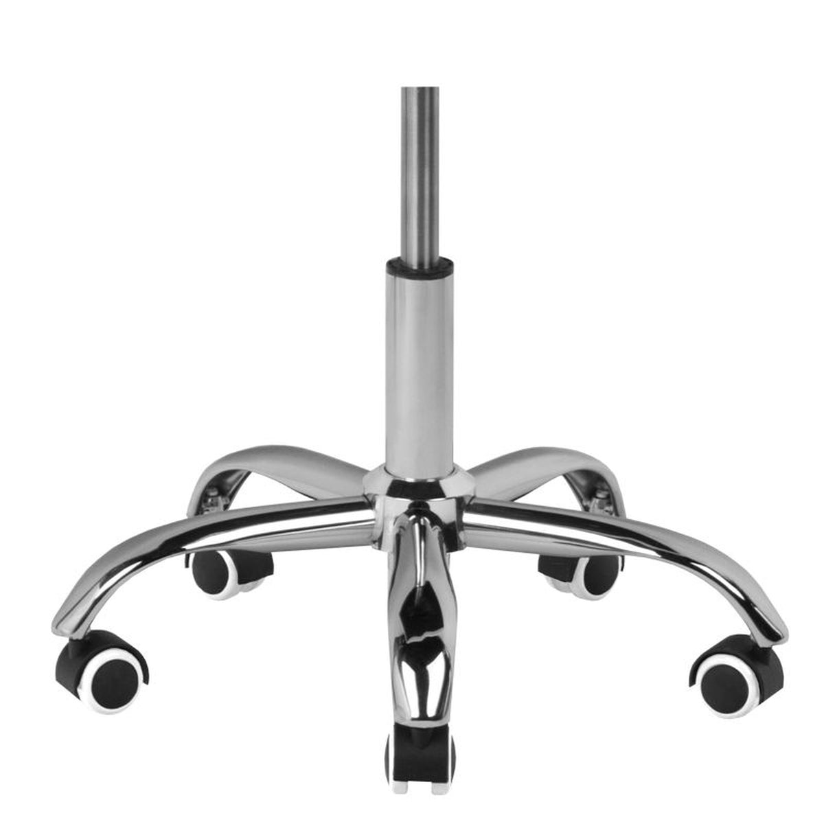 Sgabello A007 per Pedicure con Rotelle - Bianco