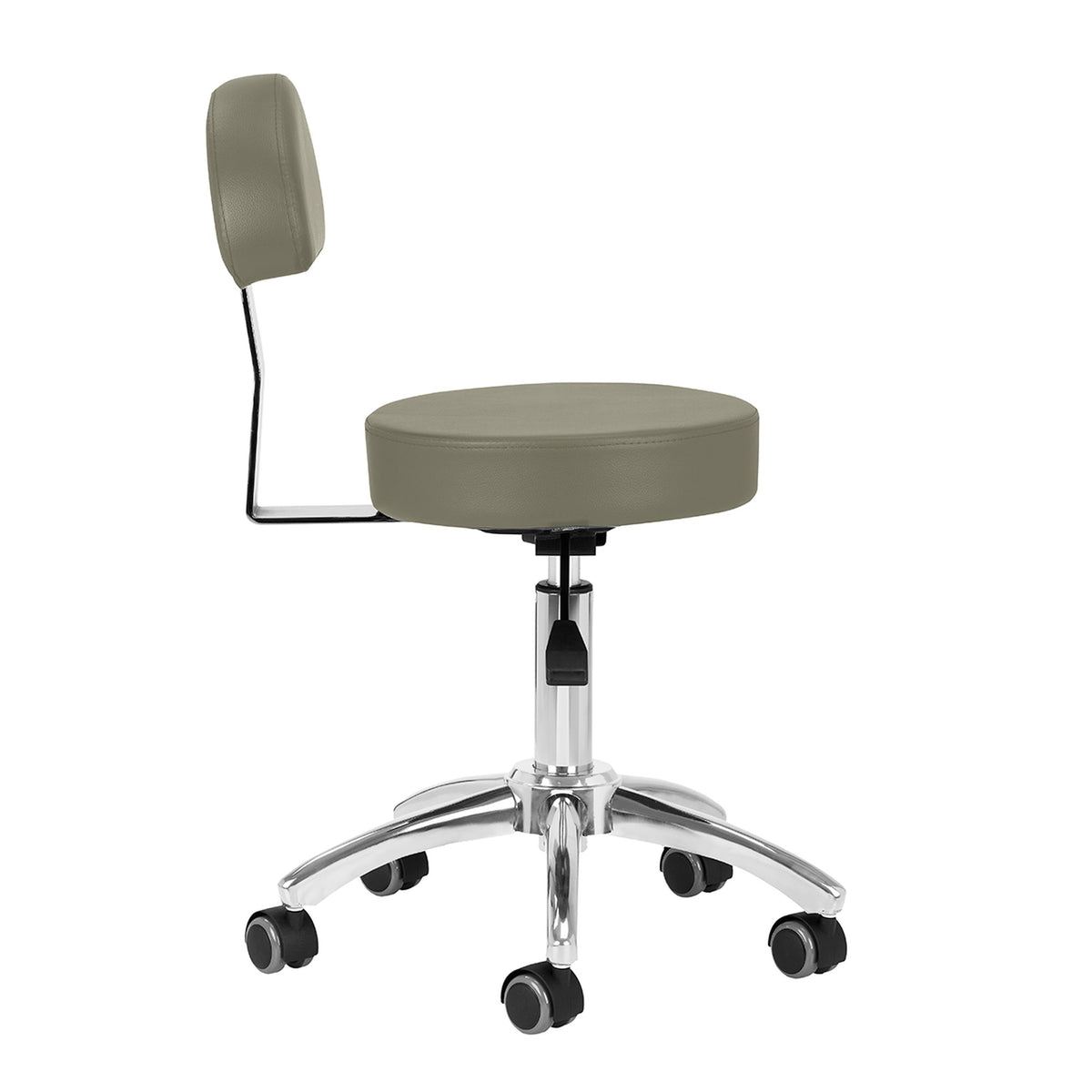 Sgabello AM-304 con Rotelle - Grigio