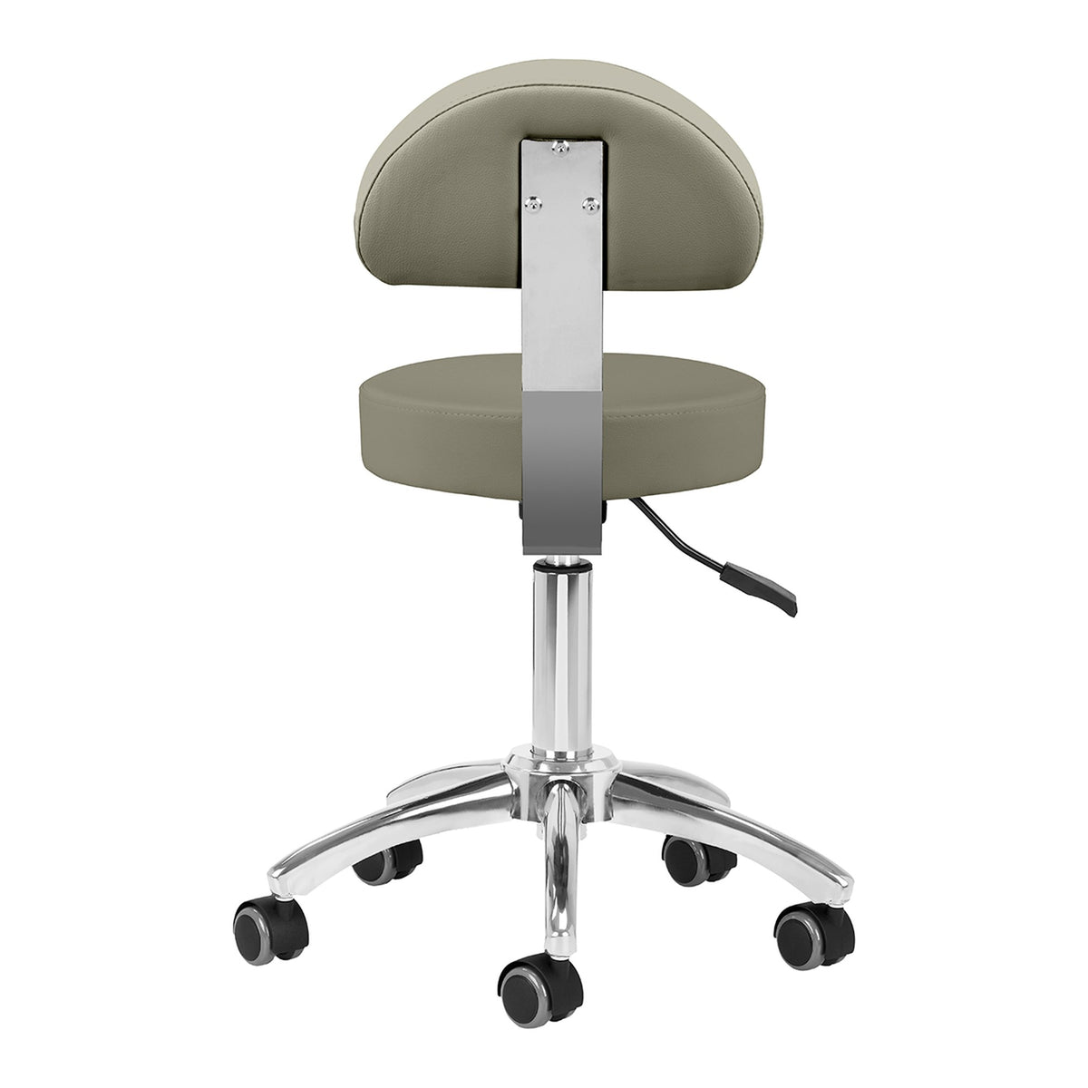 Sgabello AM-304 con Rotelle - Grigio