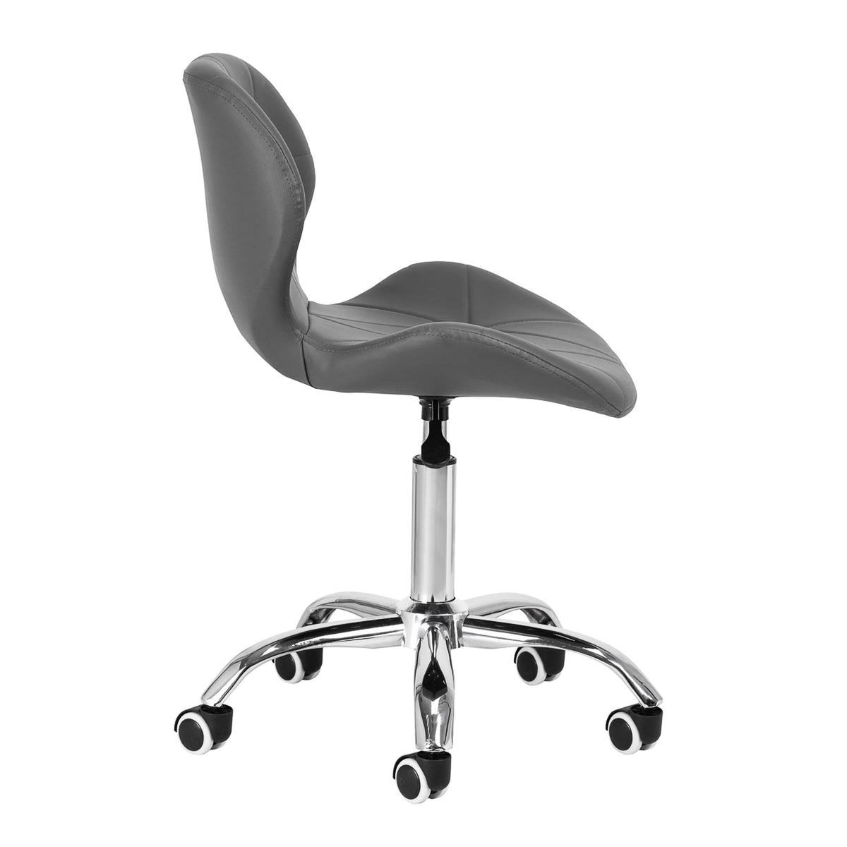 Sgabello QS-06 con Rotelle - Grigio