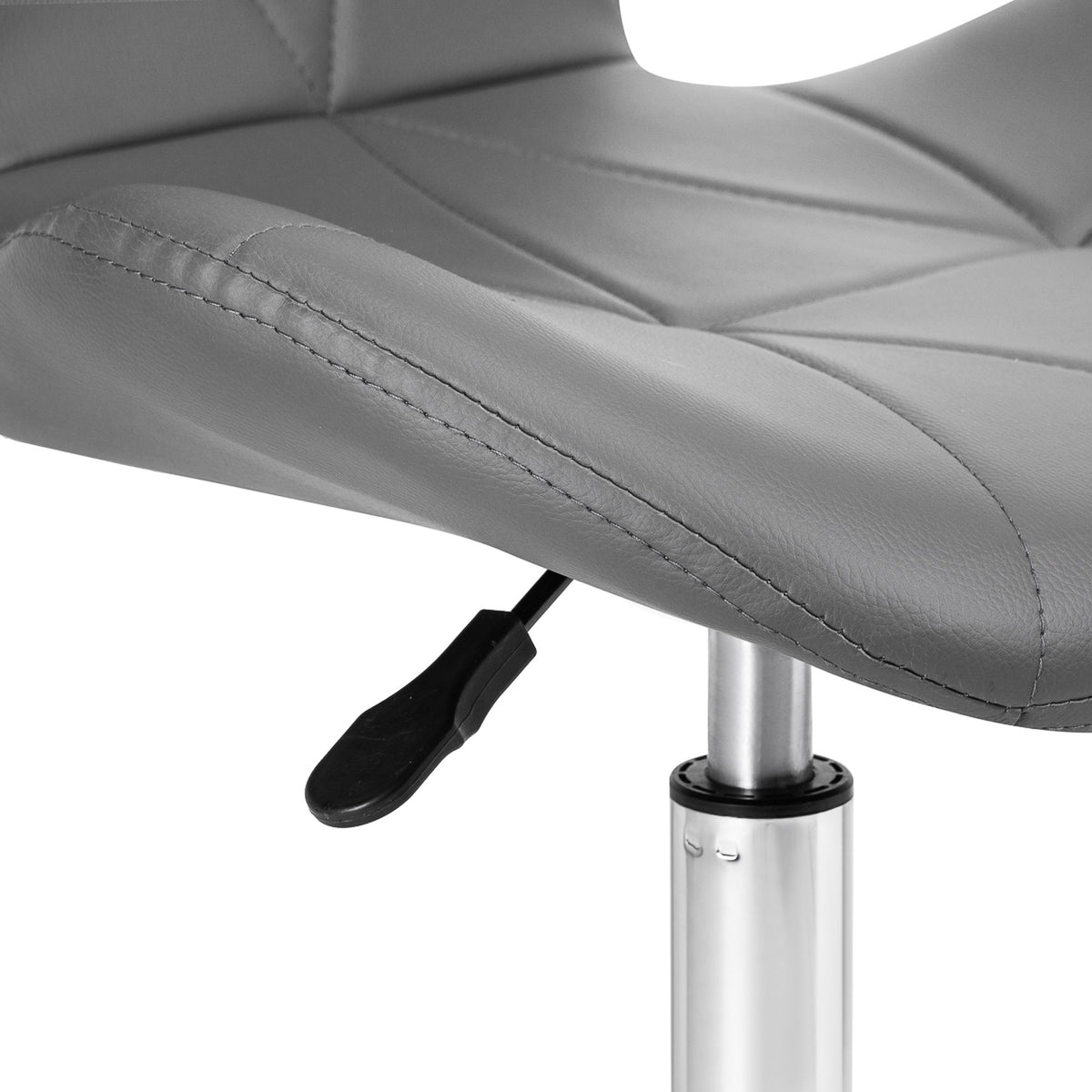 Sgabello QS-06 con Rotelle - Grigio