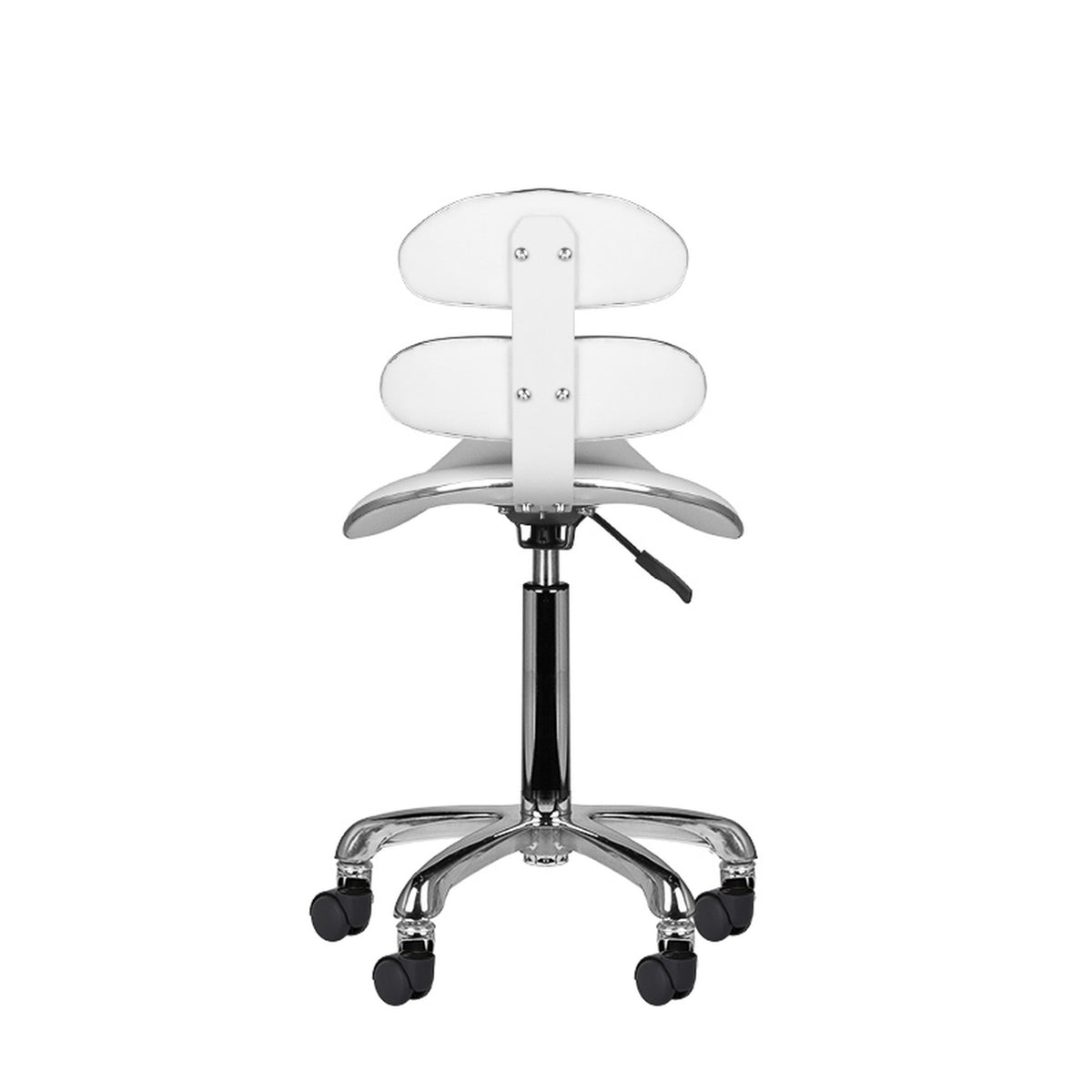 Sgabello Roll Speed AM-880 con Rotelle - Bianco