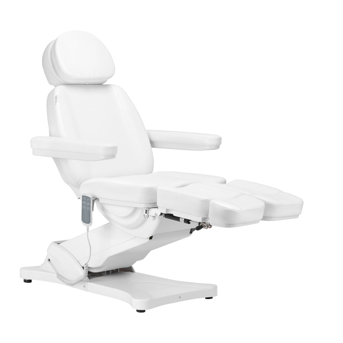 Sillon Poltrona Lettino Elettrica Classic Pedicure 3 Motori - Bianco