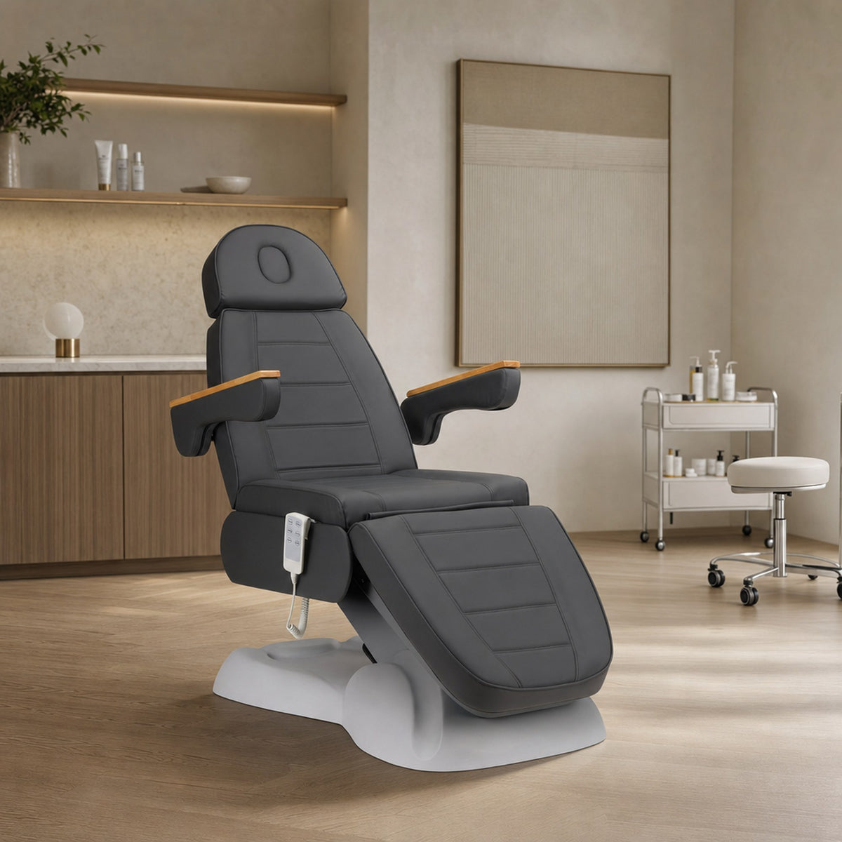 Sillon Poltrona Lettino Elettrica Lux 273B 3 Motori - Grigio