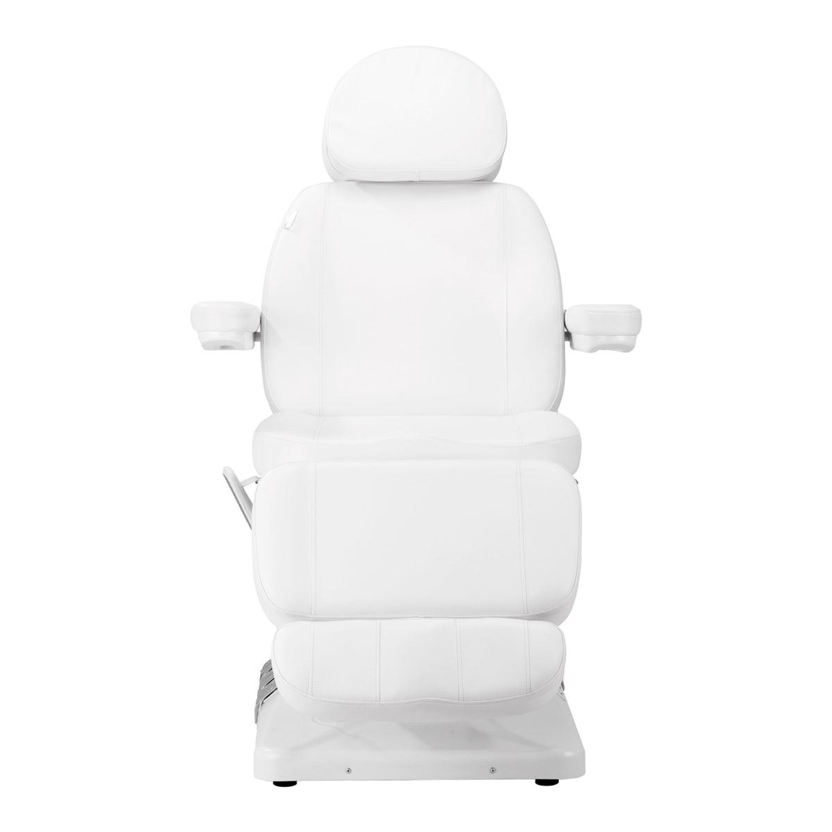Sillon Poltrona Lettino Elettrica Luxury 3 Motori Comando Pedale - Bianco