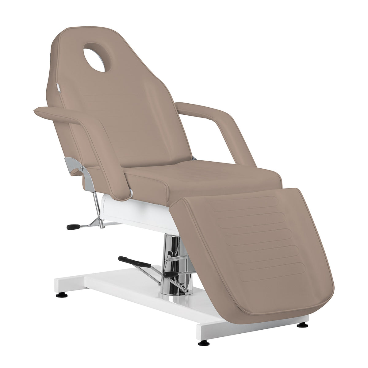 Sillon Poltrona Lettino V2-210 con Pompa Idraulica - Modern Brown