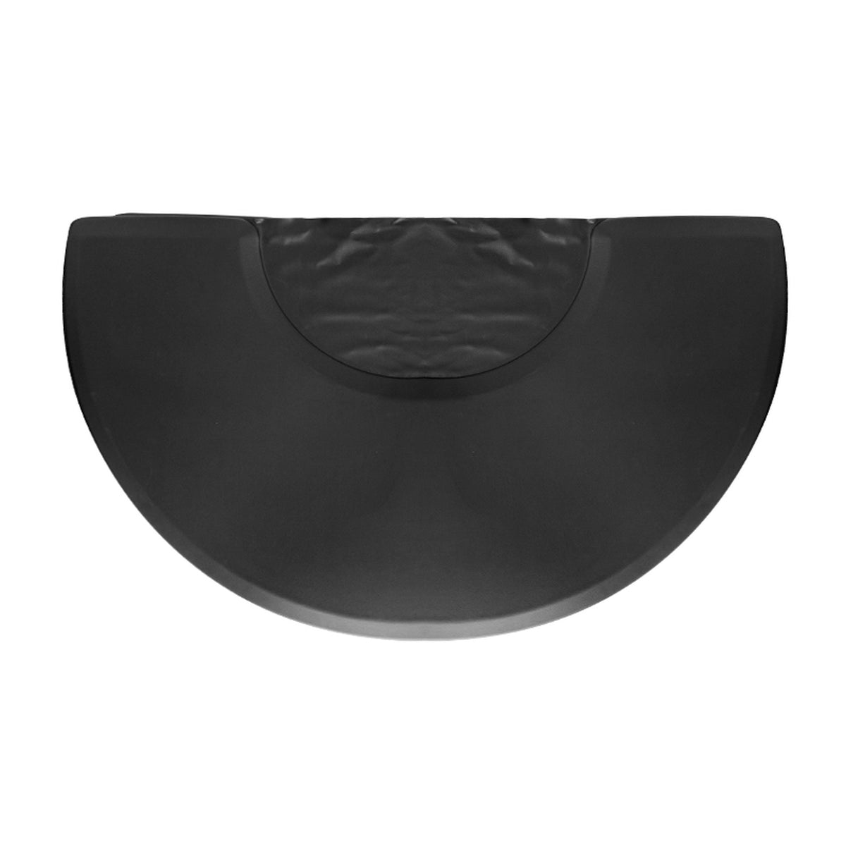 Tappeto Sotto Poltrona Semicircolare - Nero