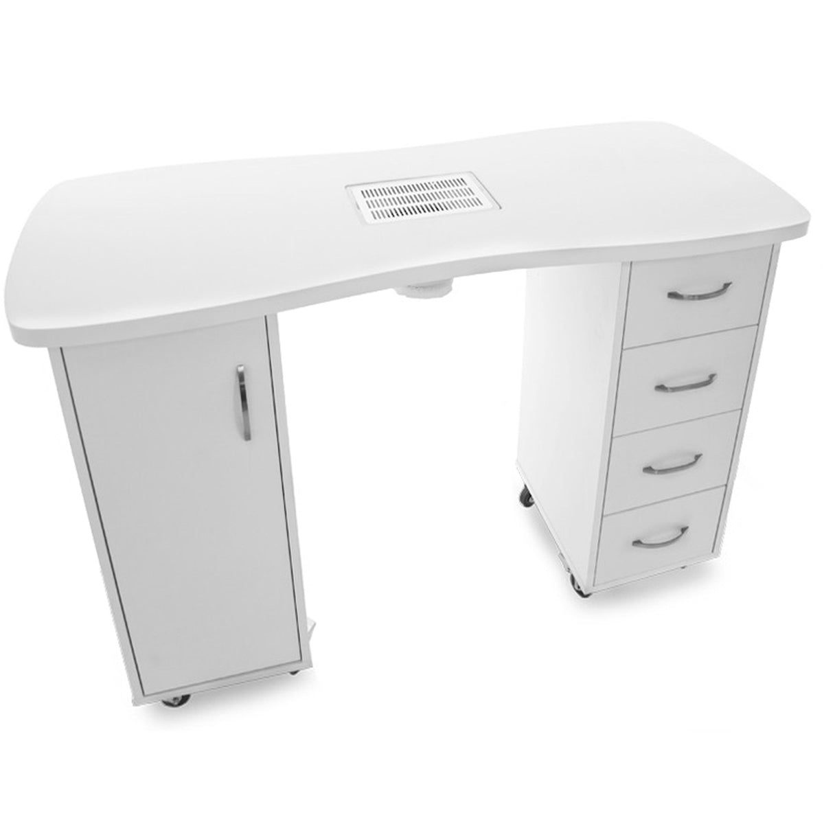Tavolino Manicure 2027 con Aspiratore - Bianco