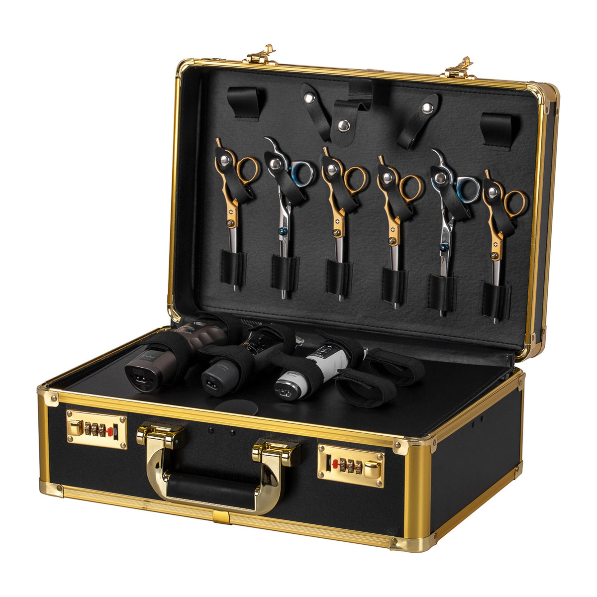 Valigia Barber Porta Attrezzi - Nero Oro