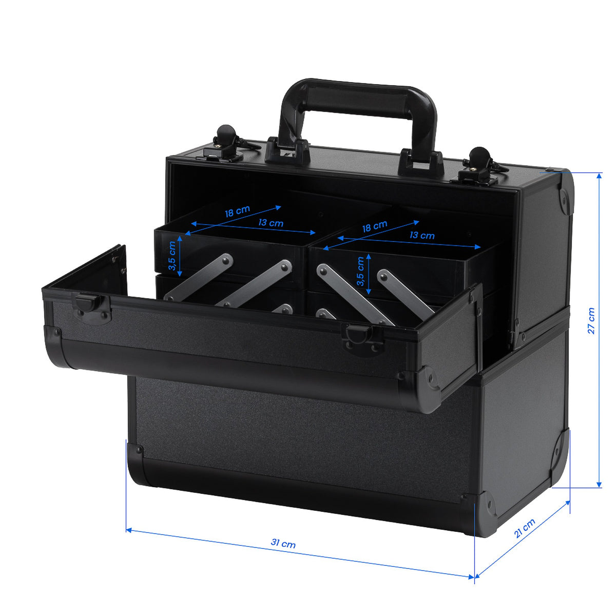 Valigia Elegant Case 40 Porta Attrezzi - Nero